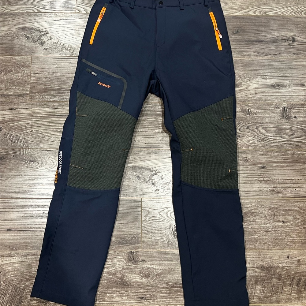 Caterpillar Men's Navy and Olive Cargo Pants